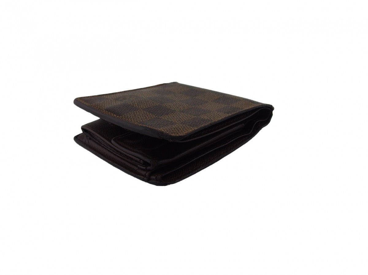 LOUIS VUITTON Bifold Wallet N61665 Brown beige Porte Billets Cartes Crdit Monet