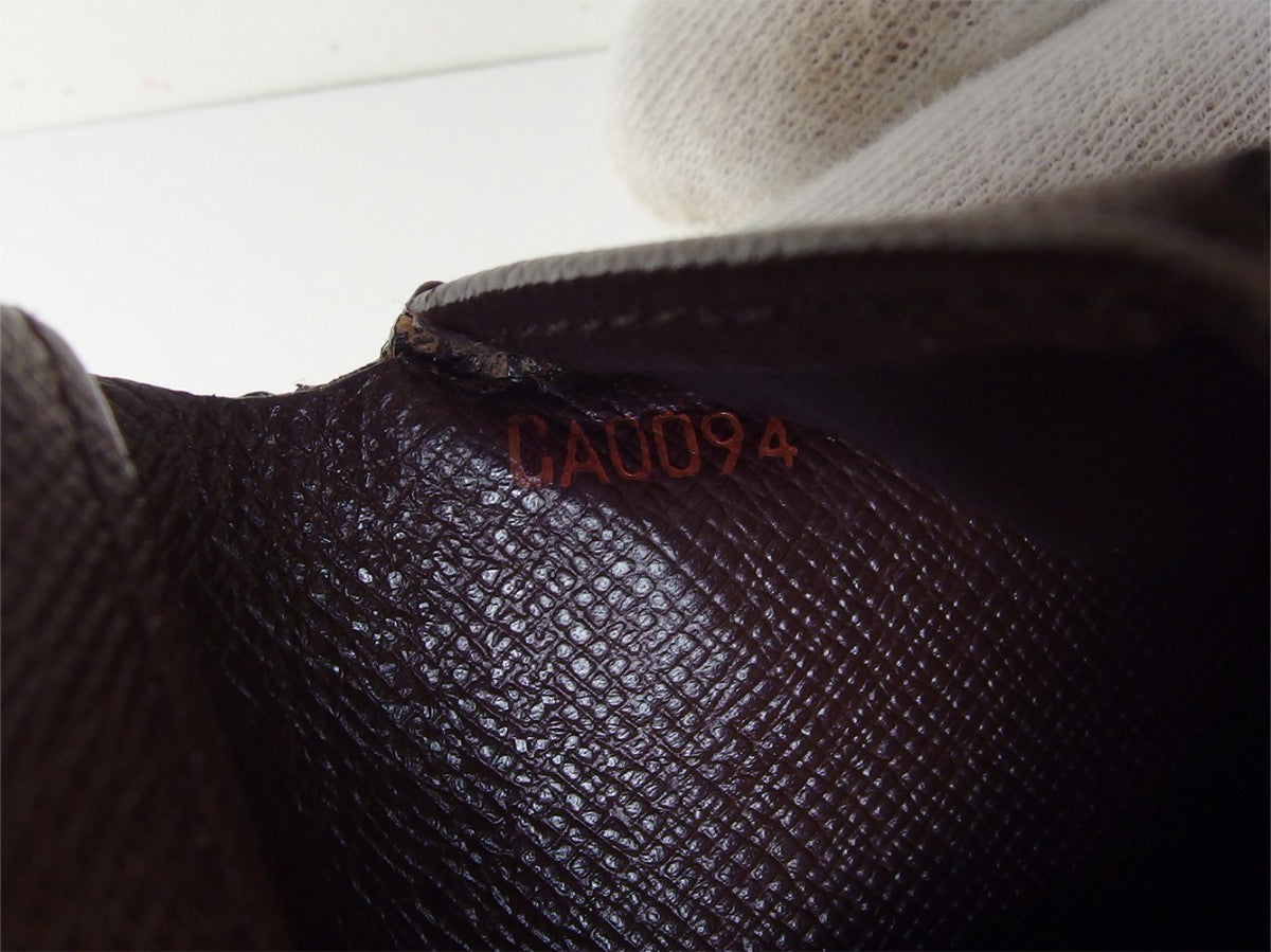 LOUIS VUITTON Bifold Wallet N61665 Brown beige Porte Billets Cartes Crdit Monet