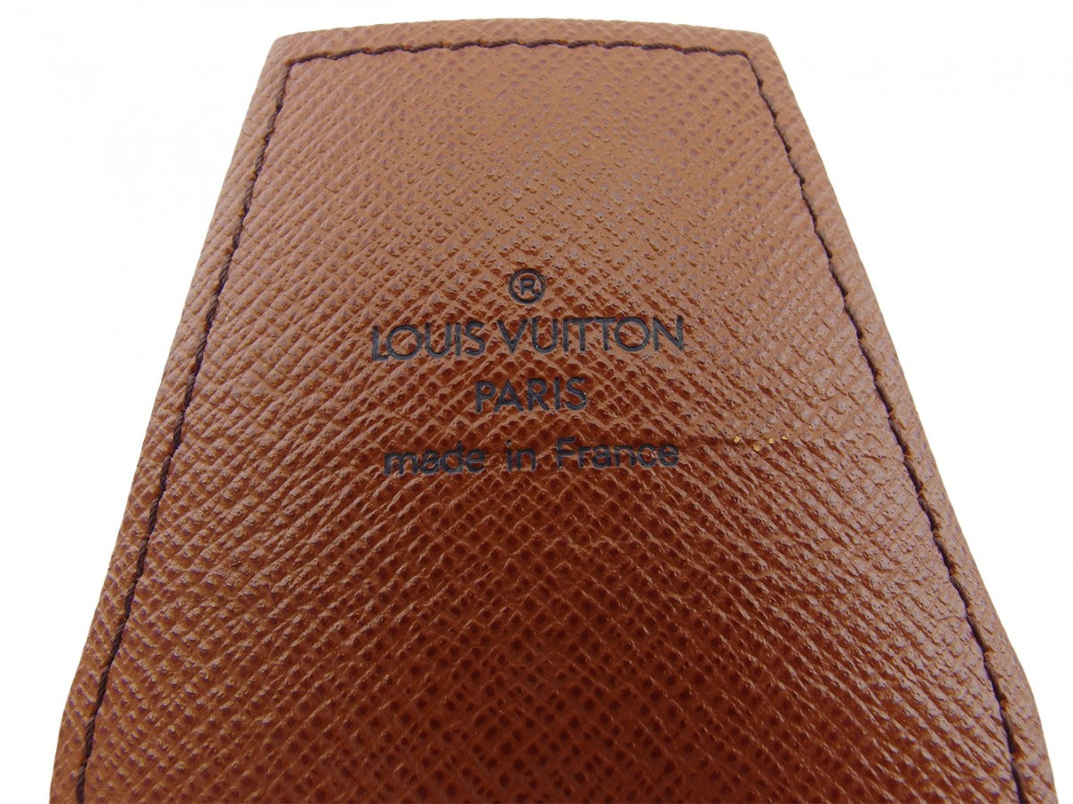 LOUIS VUITTON Cigarette case M63024 Brown beige Etui cigarette