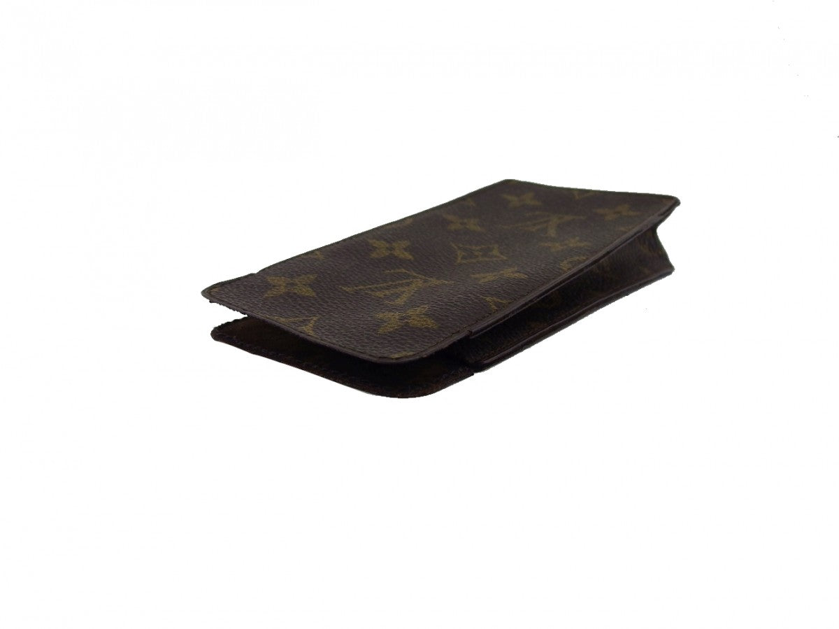 LOUIS VUITTON glasses case No.148 Brown beige vintage