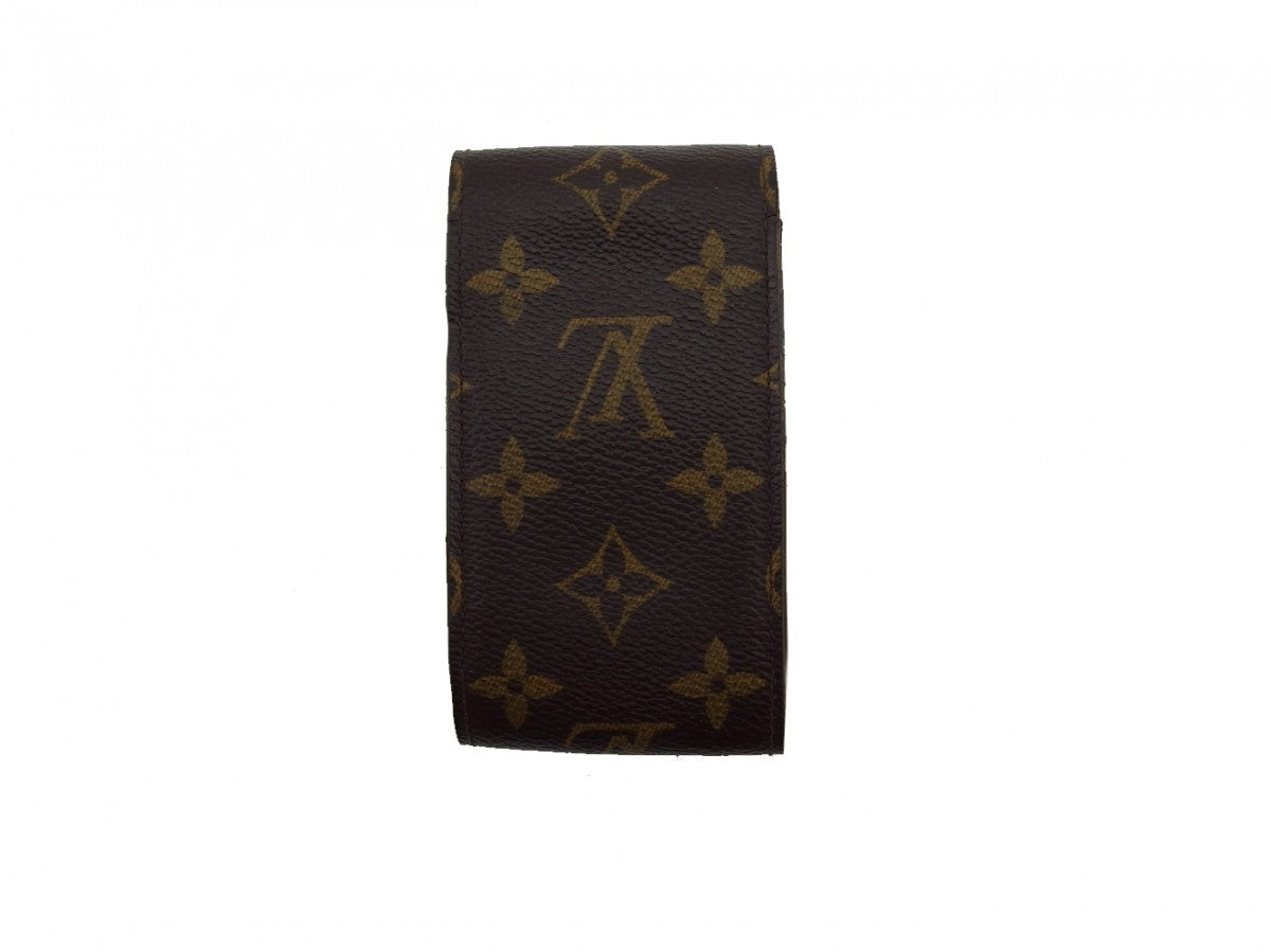 LOUIS VUITTON Cigarette case M63024 Brown beige Etui cigarette