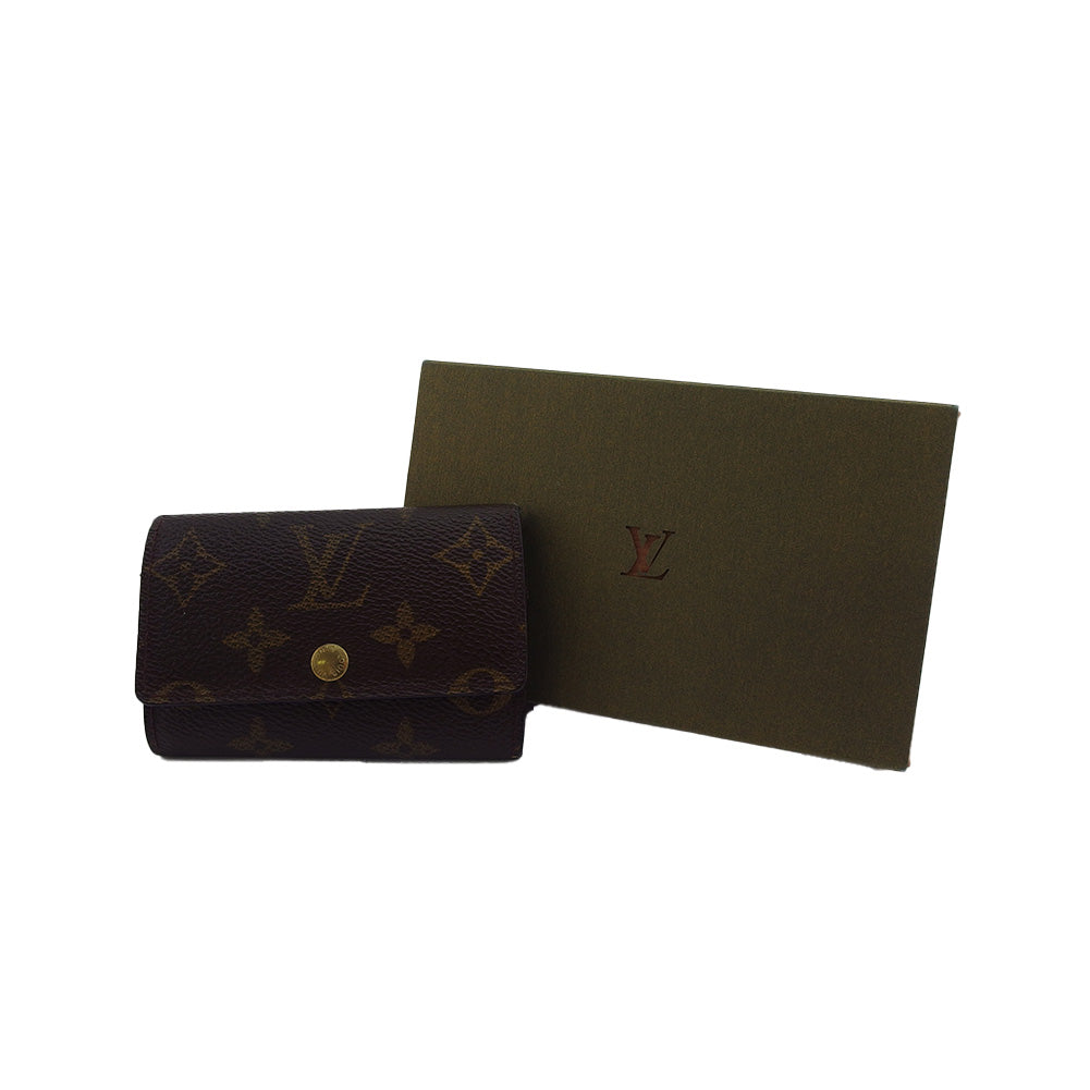 LOUIS VUITTON Key case Key holder M62630 Brown beige Multicles6