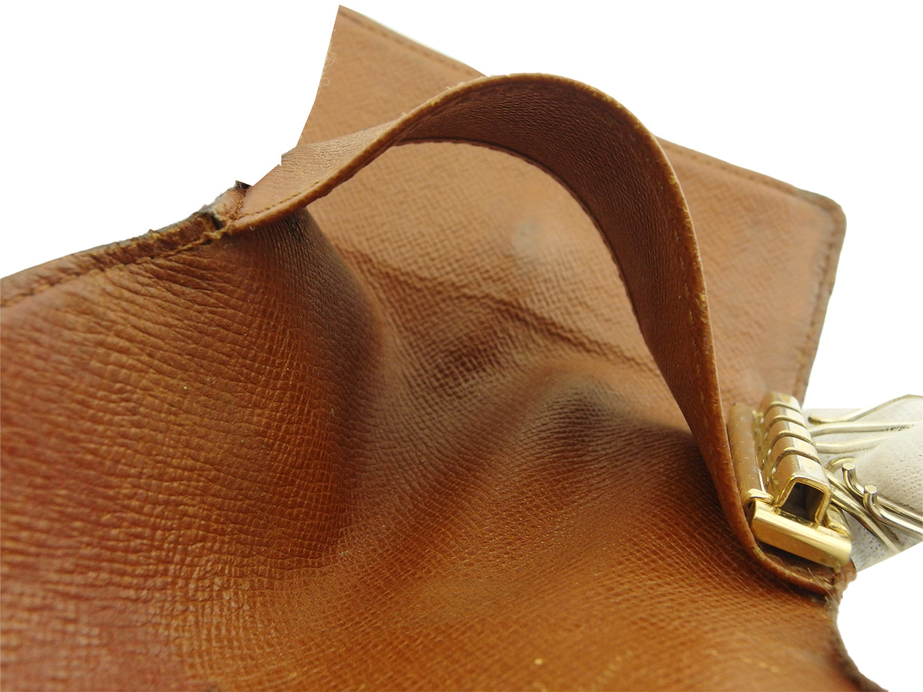 LOUIS VUITTON Key case Key holder M62631 Brown beige Multicles4