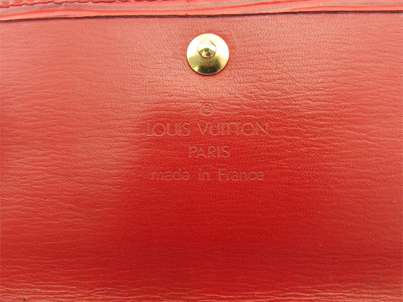 LOUIS VUITTON Key case Key holder M63817 Red Multicles6