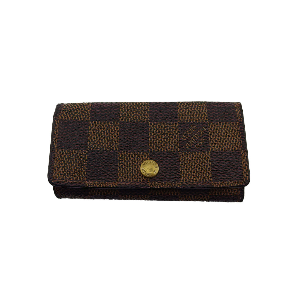 LOUIS VUITTON Key case Key holder N62631 Brown beige Multicles4