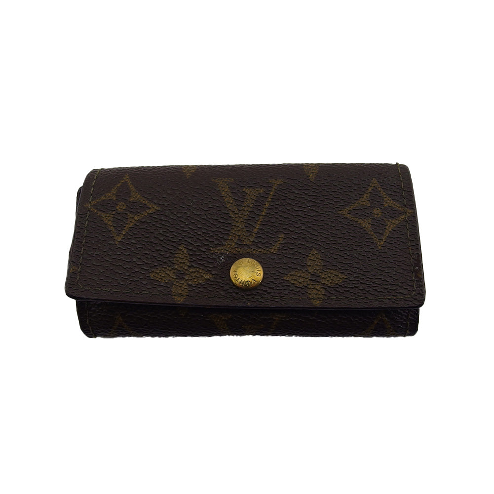 LOUIS VUITTON Key case Key holder M62631 Brown beige Multicles4