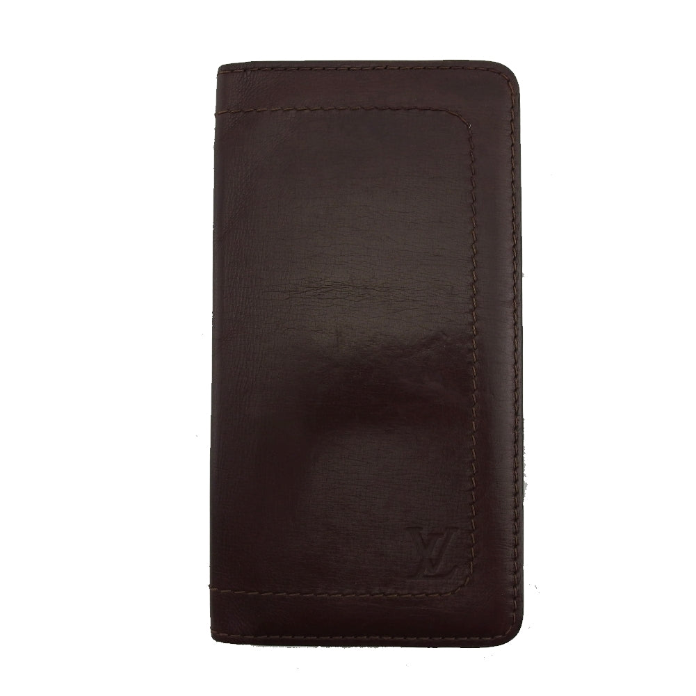 LOUIS VUITTON Bill Compartment M92999 Brown Porte Valeurs Cartes Credit