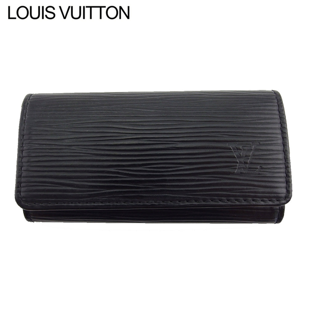 LOUIS VUITTON Key case Key holder M63822 black Multicles4