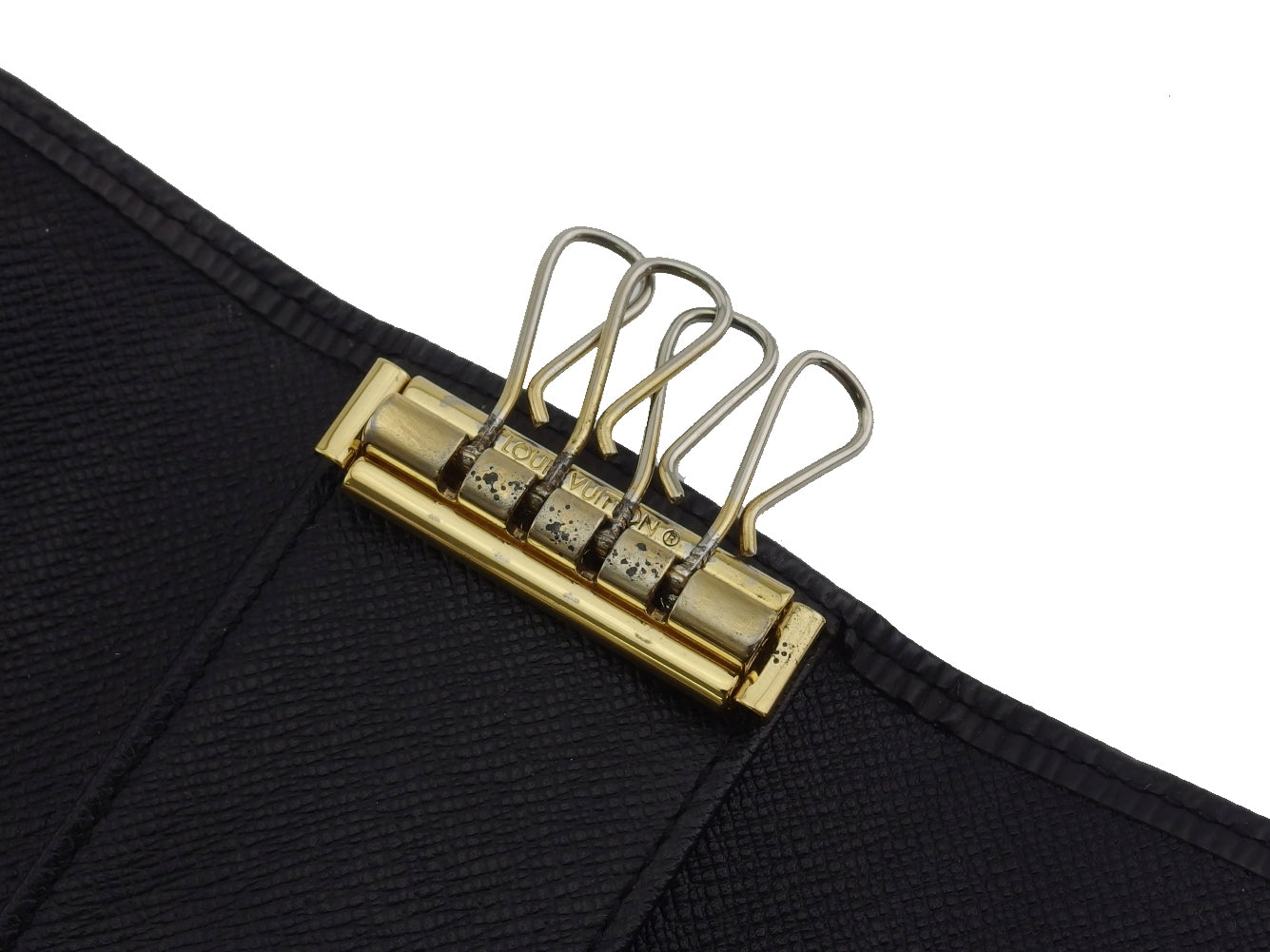 LOUIS VUITTON Key case Key holder M63822 black Multicles4