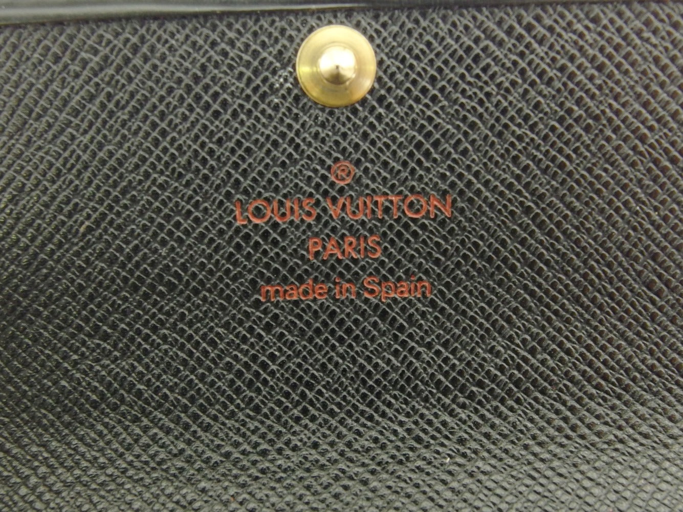 LOUIS VUITTON Key case Key holder M63822 black Multicles4