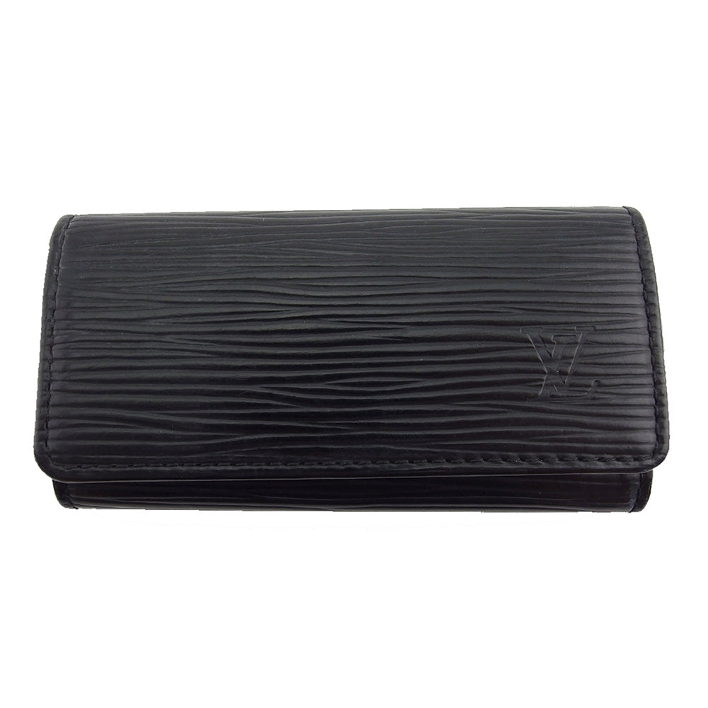 LOUIS VUITTON Key case Key holder M63822 black Multicles4