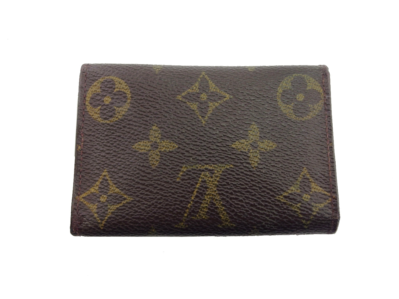 LOUIS VUITTON Key case Key holder Brown x beige Multicles6