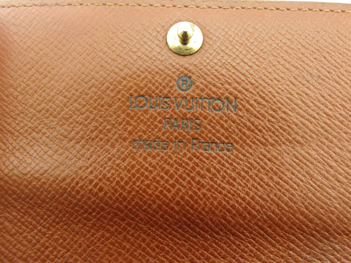 LOUIS VUITTON Key case Key holder Brown x beige Multicles6
