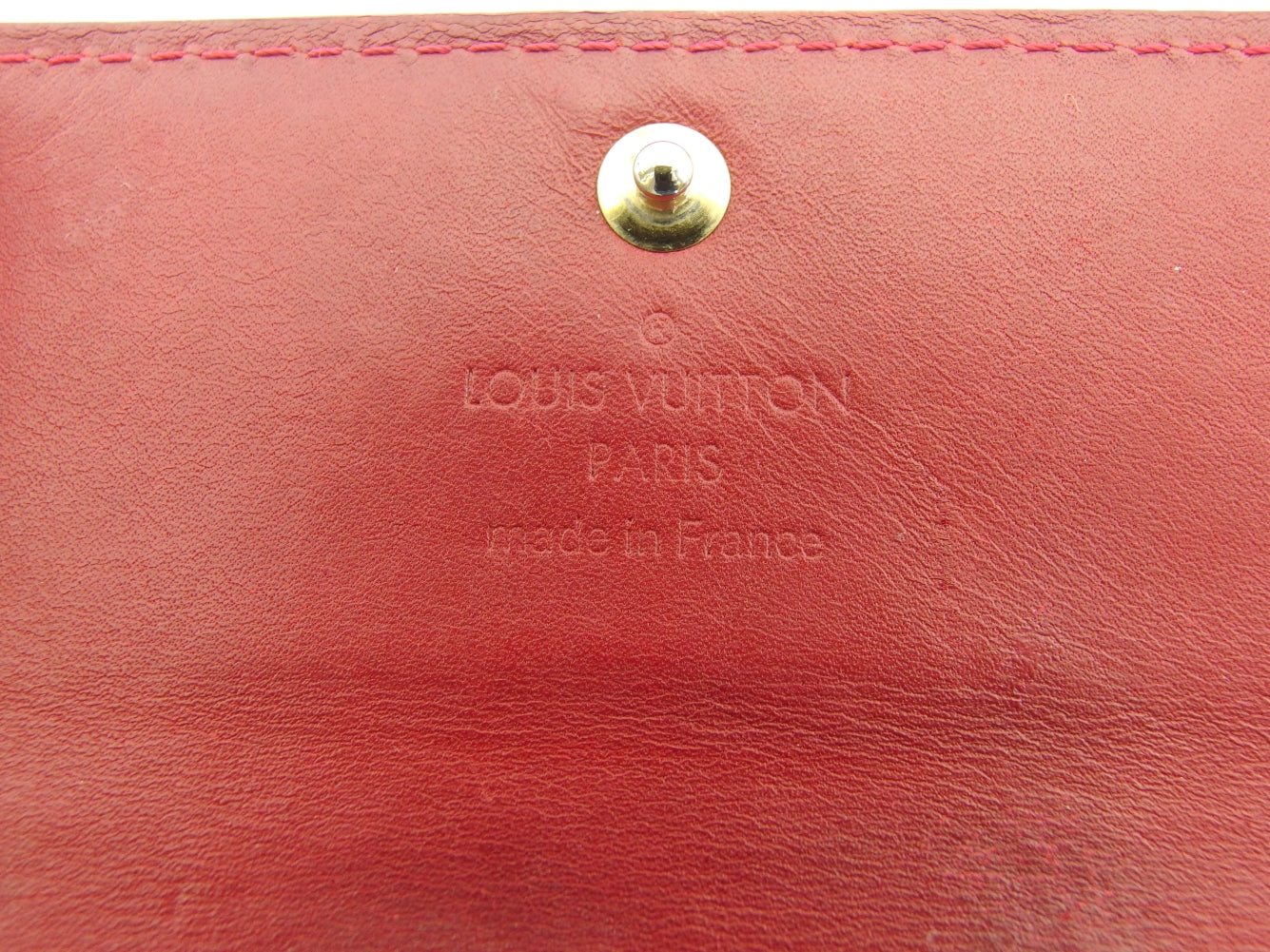 LOUIS VUITTON Key case Key holder Red Multicles4