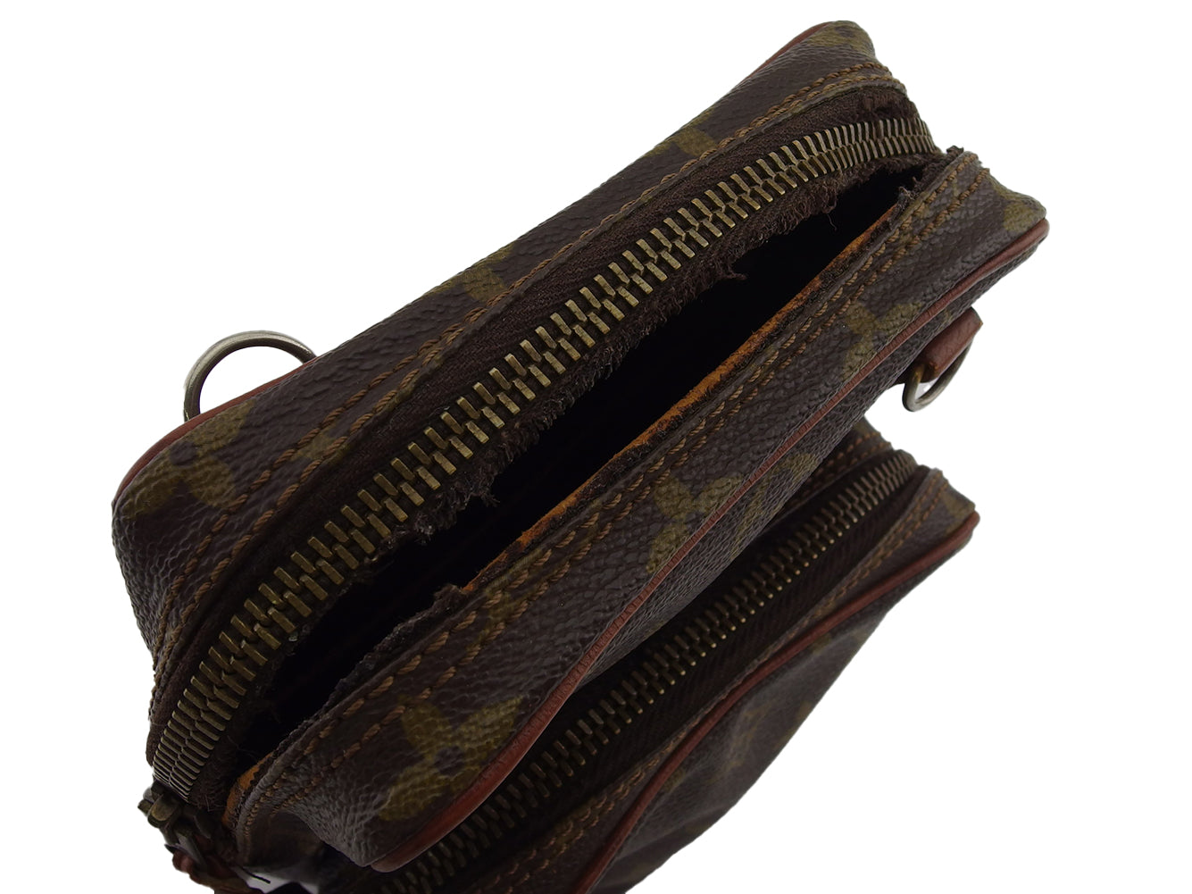 LOUIS VUITTON Shoulder Bag No.169 Brown beige Sac de Poche