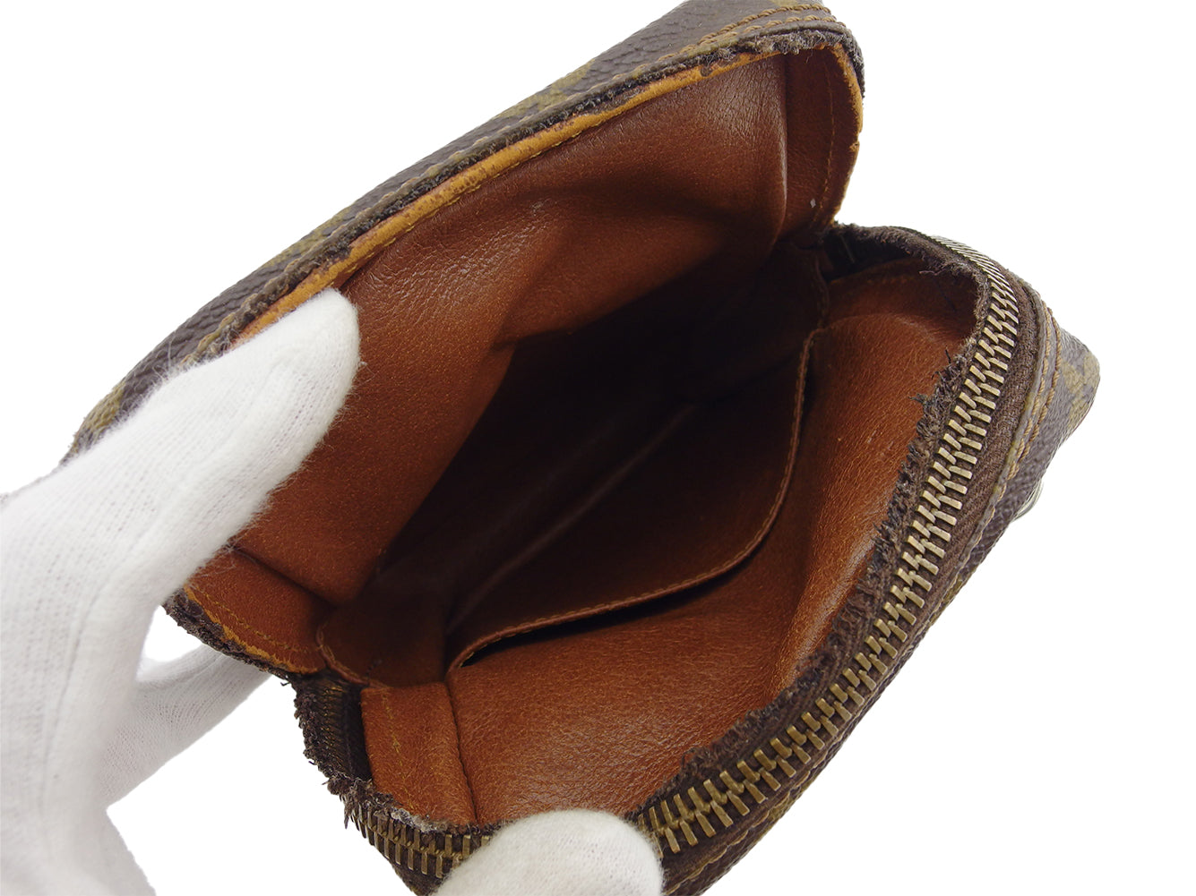LOUIS VUITTON Shoulder Bag No.169 Brown beige Sac de Poche