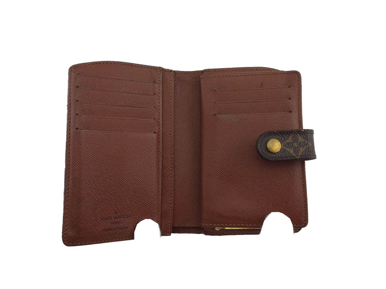 LOUIS VUITTON Bifold Wallet M61674 Brown beige Portefeuille Viennoiserie