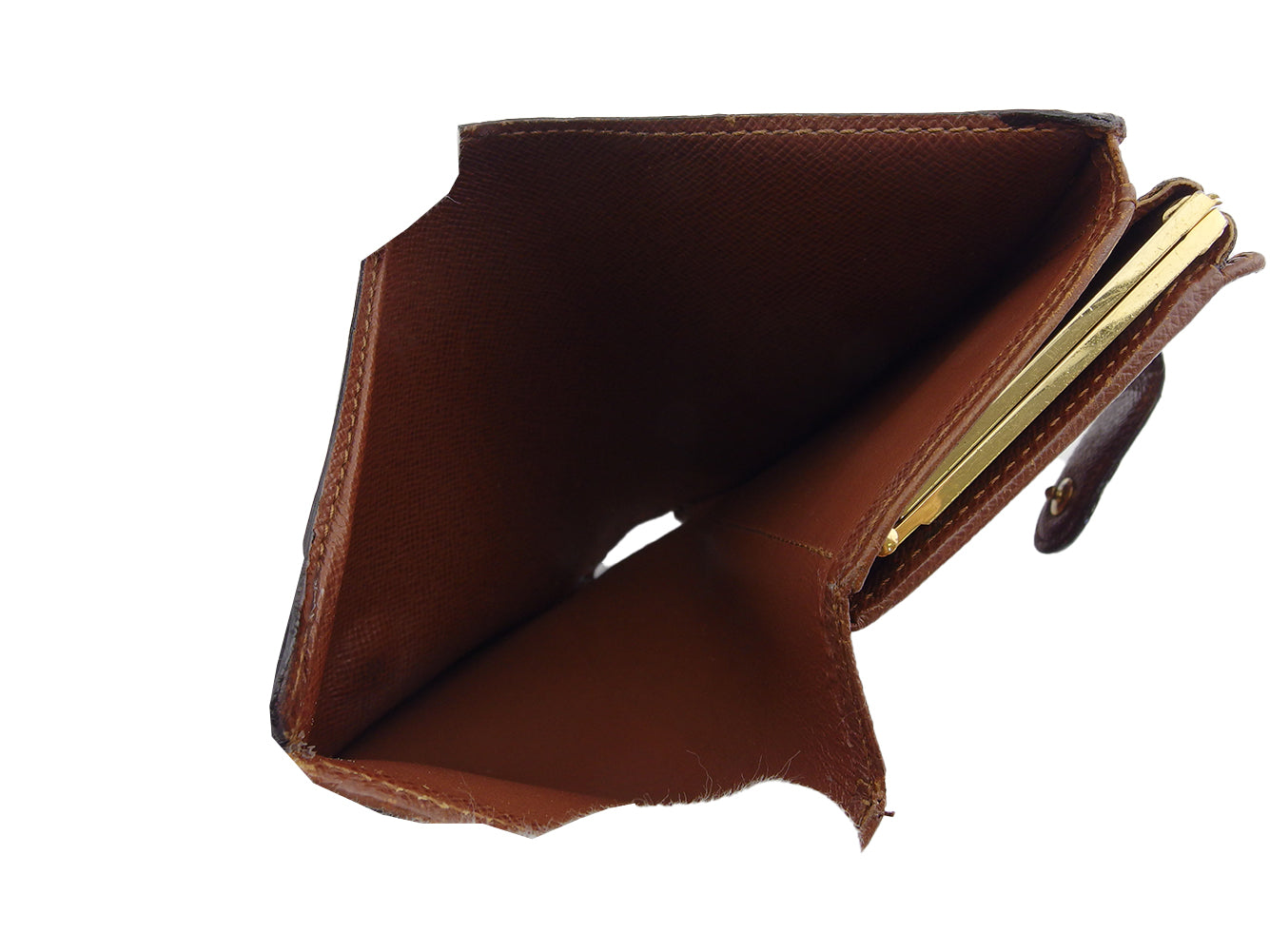 LOUIS VUITTON Bifold Wallet M61674 Brown beige Portefeuille Viennoiserie