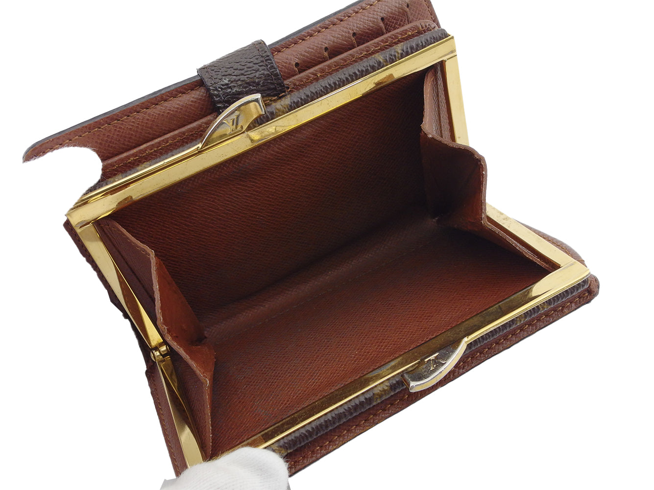 LOUIS VUITTON Bifold Wallet M61674 Brown beige Portefeuille Viennoiserie