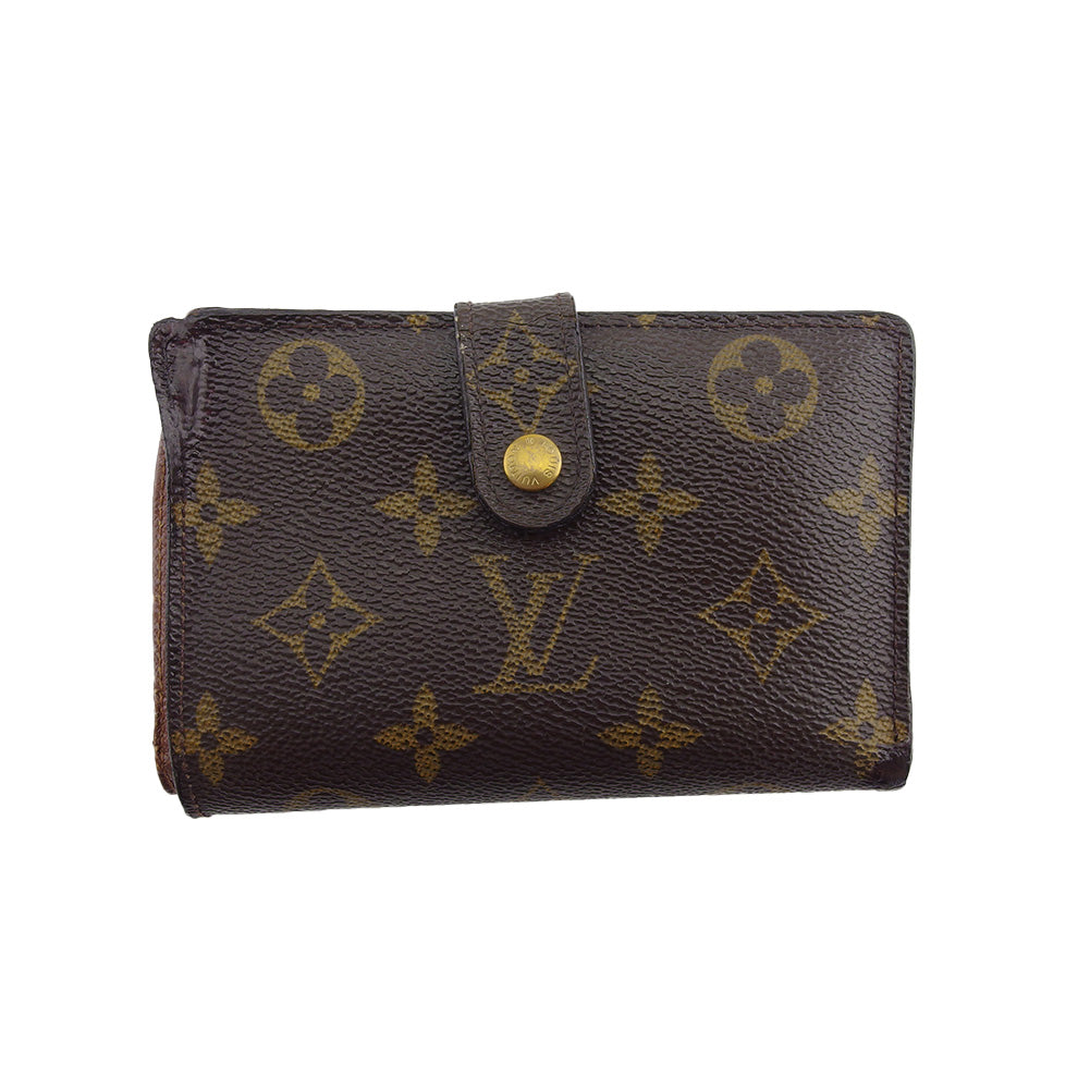 LOUIS VUITTON Bifold Wallet M61674 Brown beige Portefeuille Viennoiserie