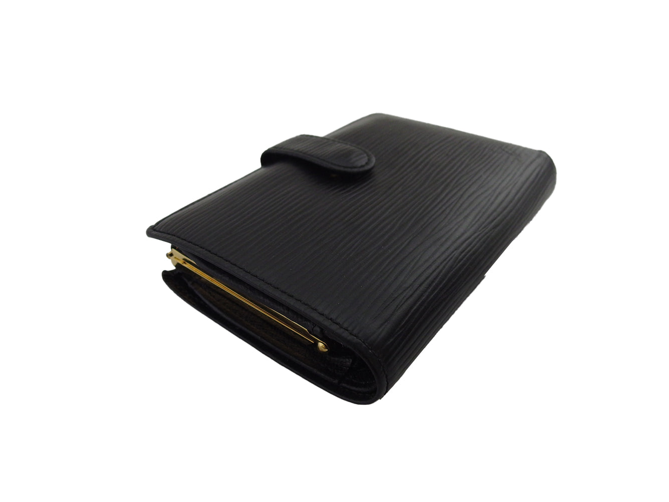 LOUIS VUITTON Bifold Wallet Noir Portonet Bie Vienova