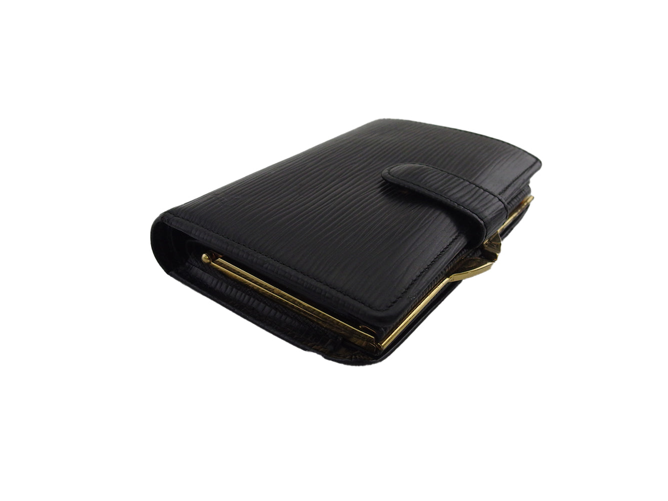 LOUIS VUITTON Bifold Wallet Noir Portonet Bie Vienova