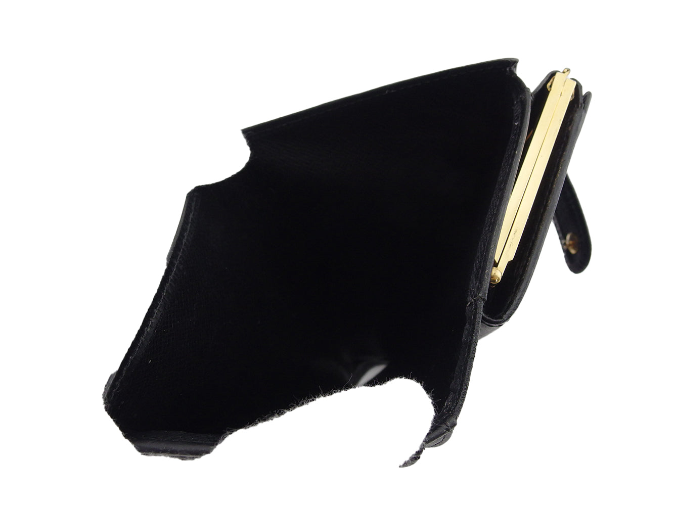 LOUIS VUITTON Bifold Wallet Noir Portonet Bie Vienova