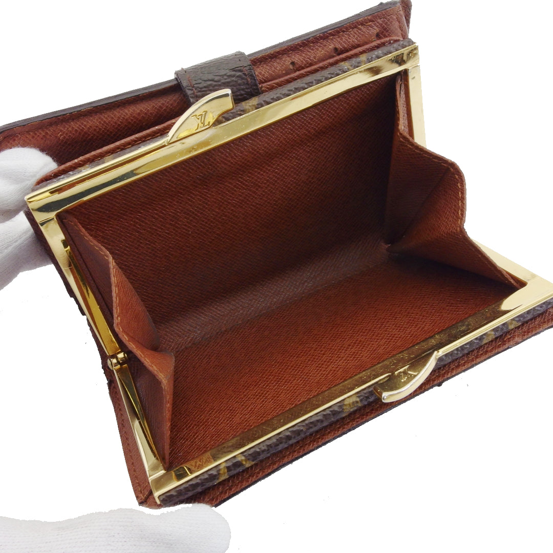 LOUIS VUITTON Bifold Wallet M61663 Brown beige Portonevie Vienova