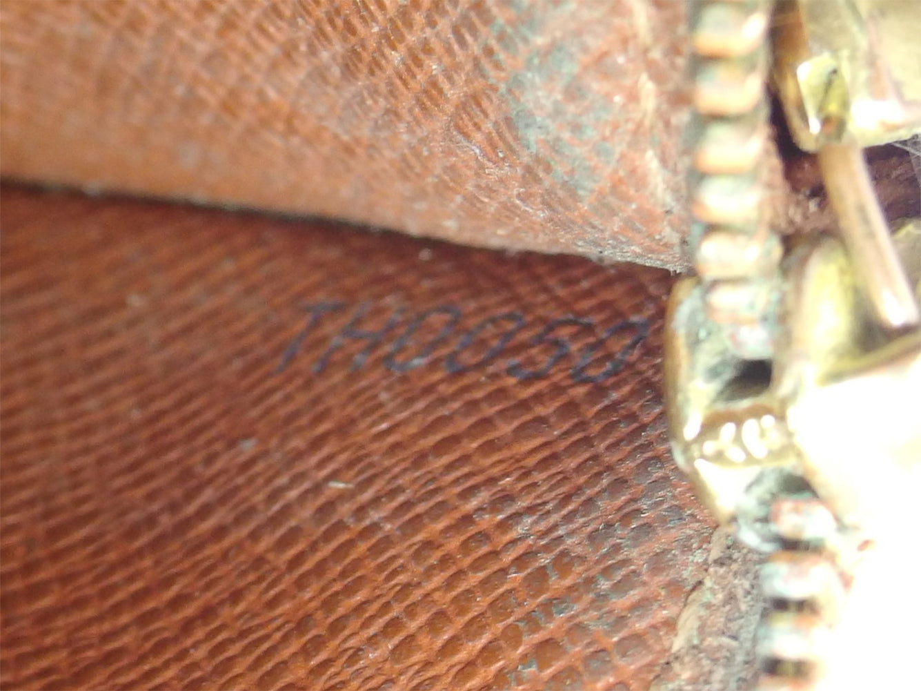 LOUIS VUITTON Long Wallet Purse Brown x beige Pochette Porto Monécredi