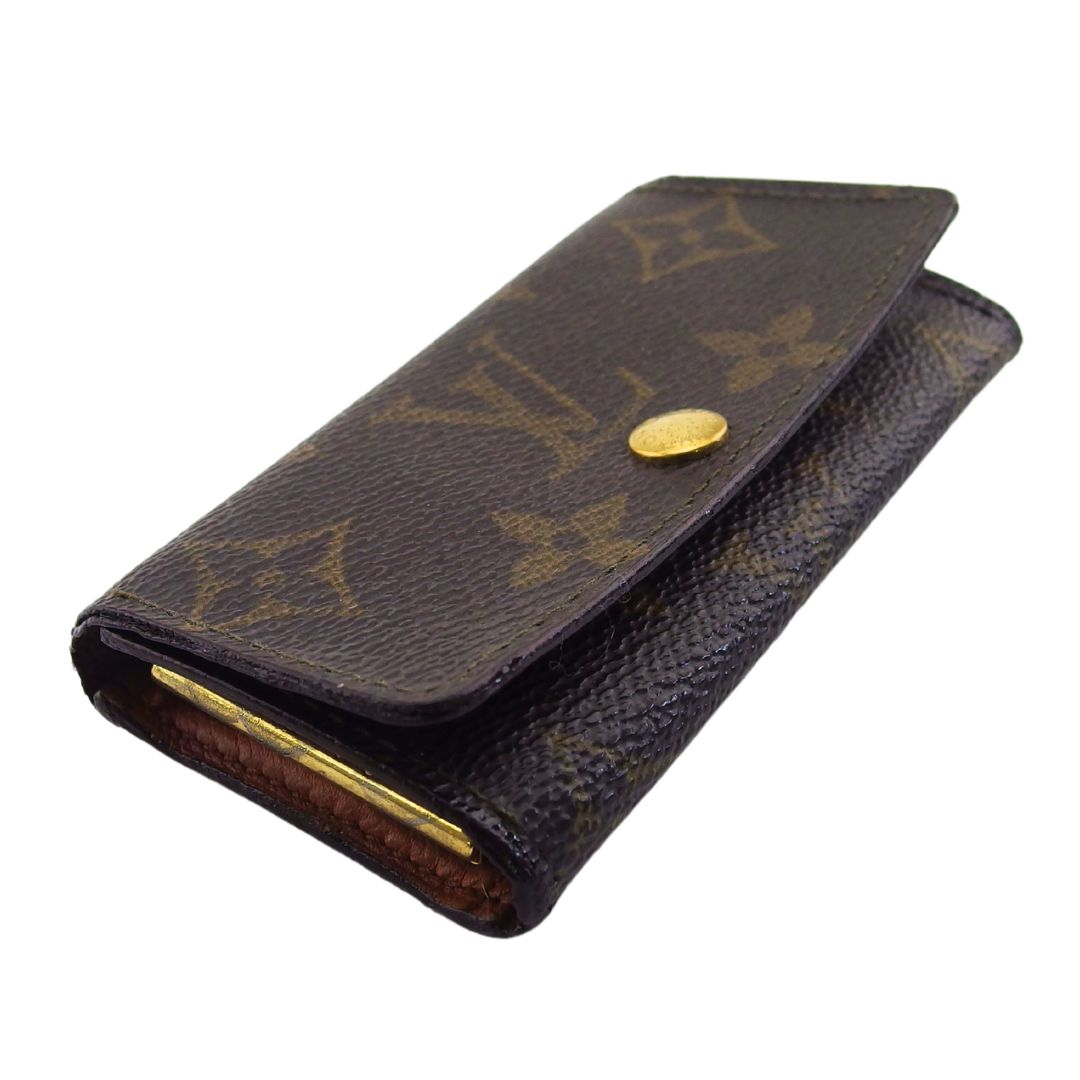 LOUIS VUITTON Key case Key holder M62631 Brown beige Multicles4