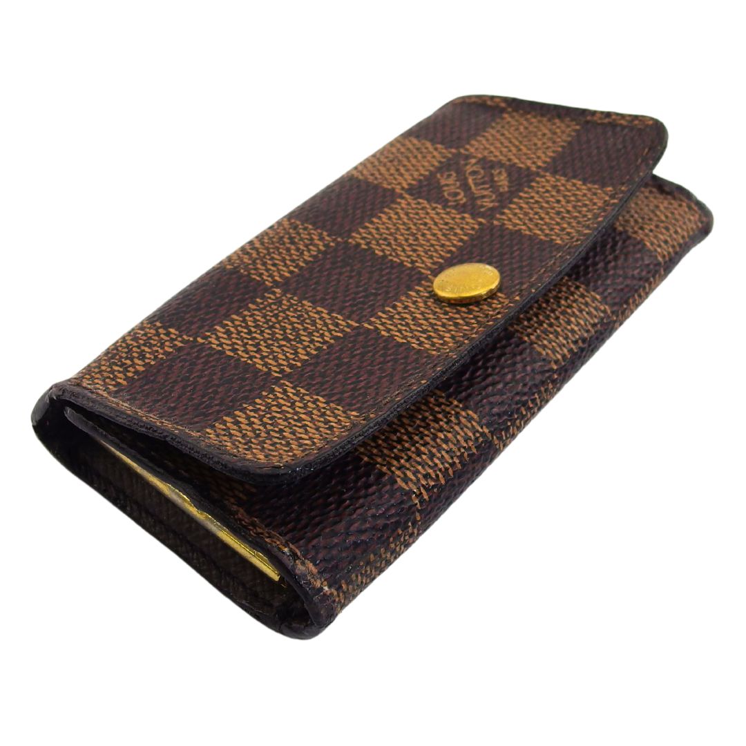 LOUIS VUITTON Key case Key holder N62631 Brown beige Multicles4