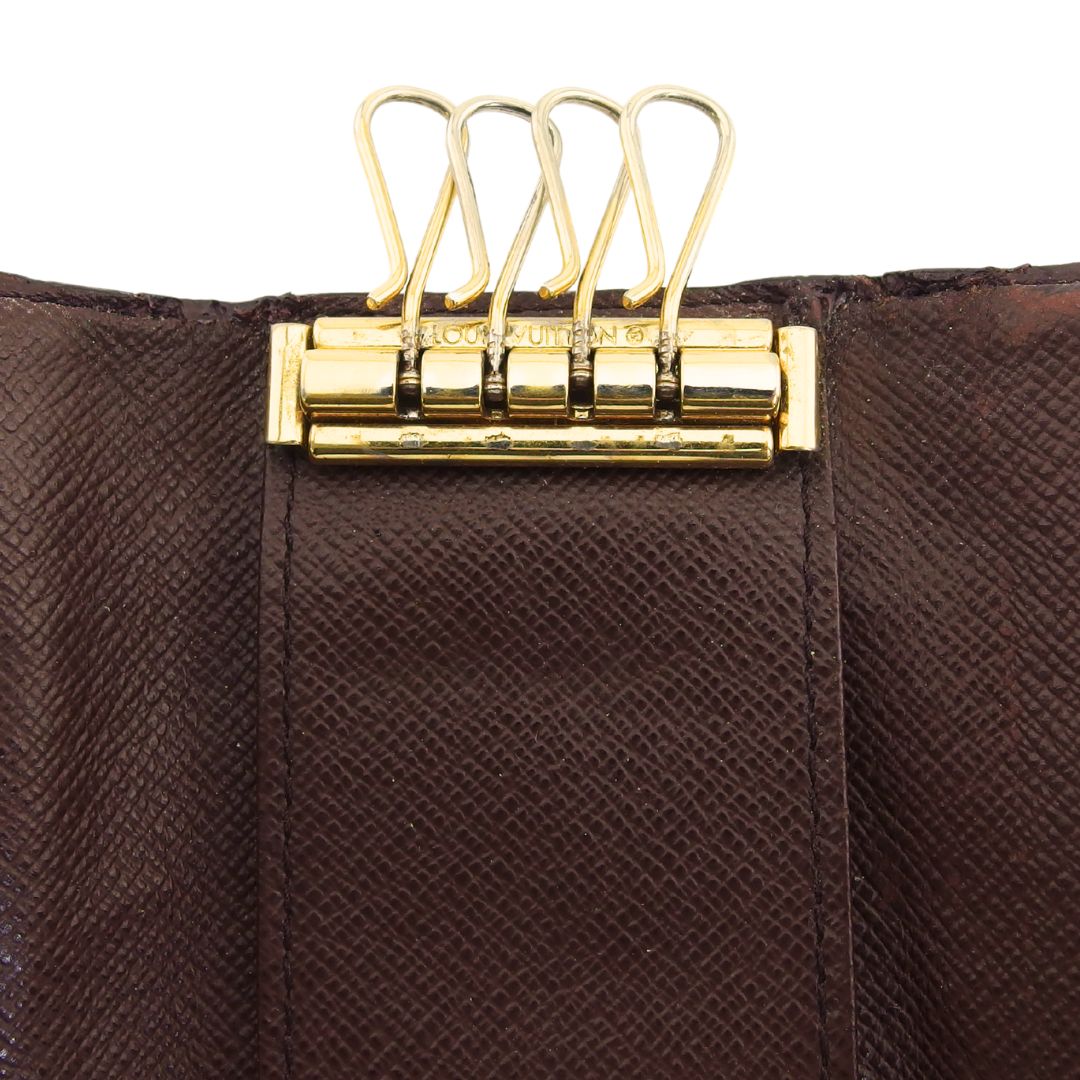 LOUIS VUITTON Key case Key holder N62631 Brown beige Multicles4
