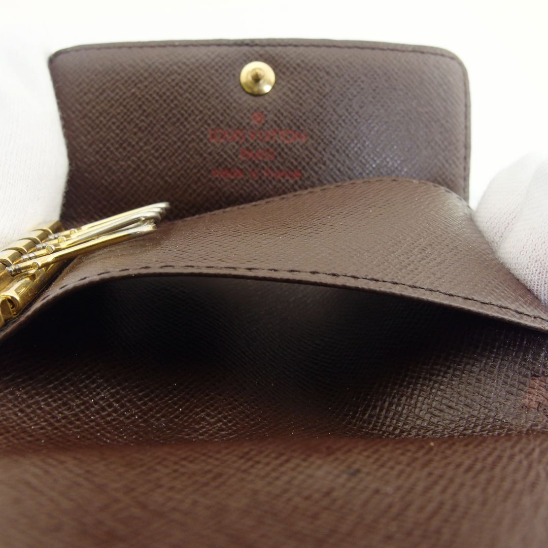LOUIS VUITTON Key case Key holder N62631 Brown beige Multicles4