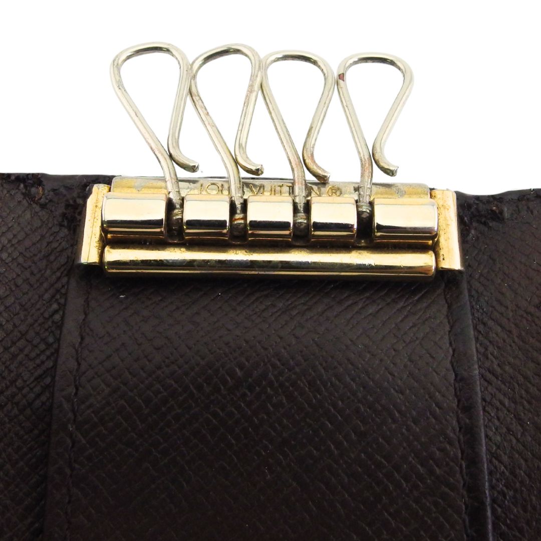 LOUIS VUITTON Key case Key holder N62631 Brown beige Multicles4
