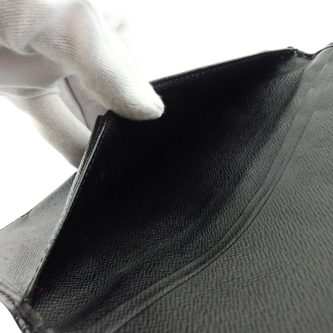 LOUIS VUITTON Bill Compartment M63732 black Portochequier Cartes Crdit