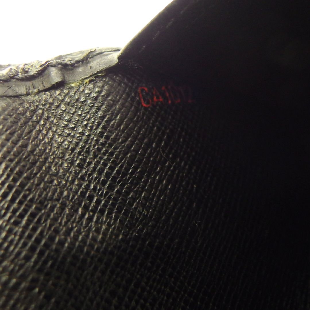 LOUIS VUITTON Bill Compartment M63732 black Portochequier Cartes Crdit