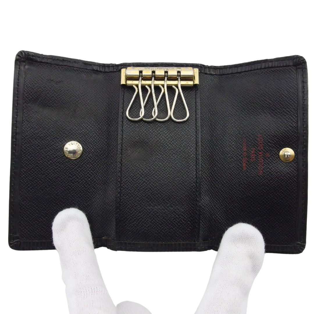 LOUIS VUITTON Key case Key holder Noir Multicles4