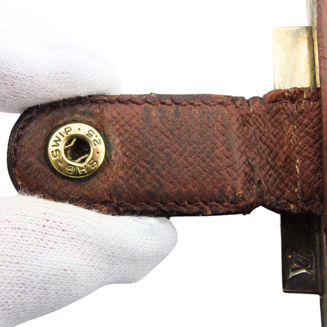 LOUIS VUITTON Long Wallet Purse T61217 Brown beige North America exclusive Continental Clutch