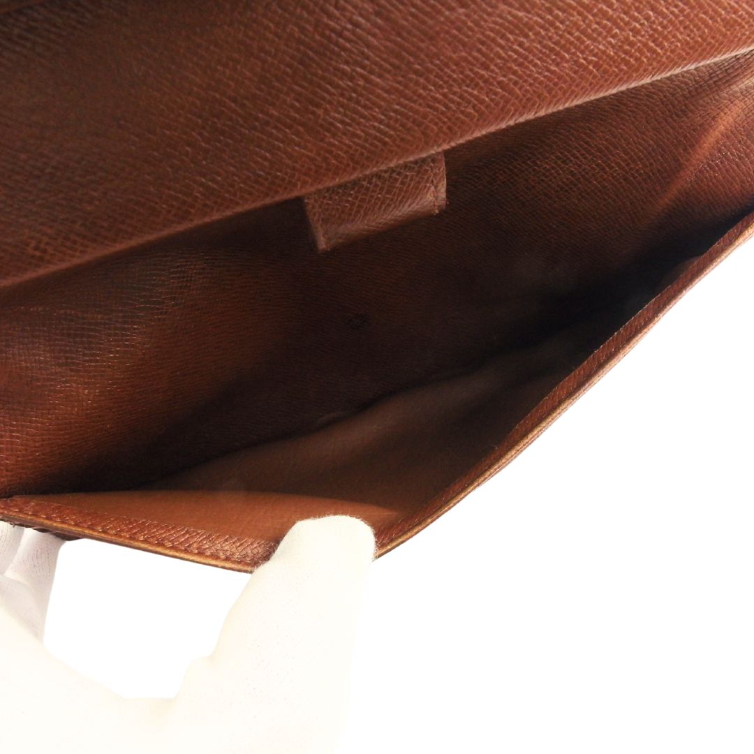 LOUIS VUITTON Long Wallet Purse M61215 Brown beige Porte Tresor International
