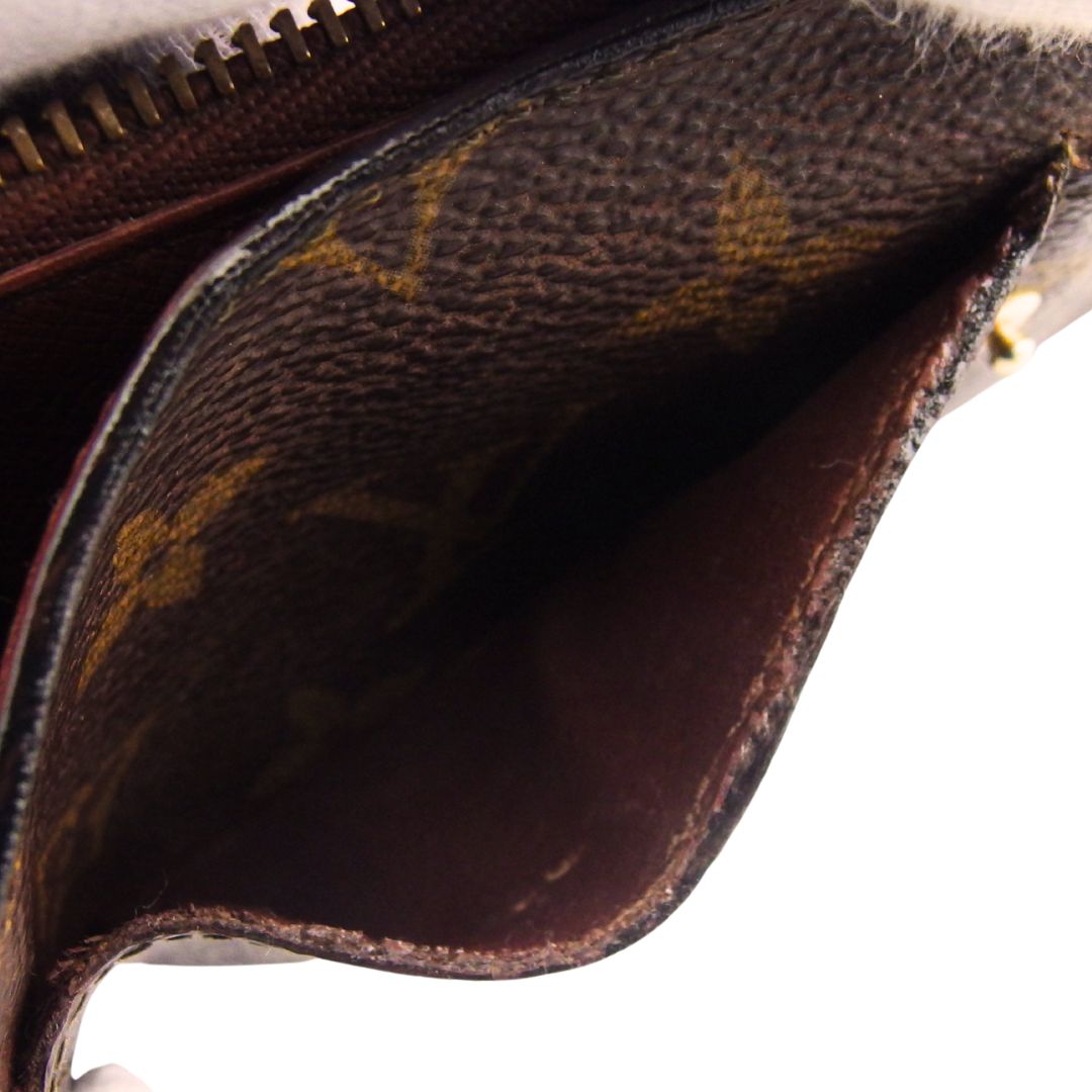 LOUIS VUITTON Long Wallet Purse M61725 Brown beige Pochette Porto Monécredi