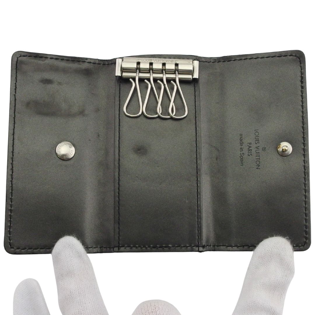 LOUIS VUITTON Key case Key holder M65162 Gray black Multicles4