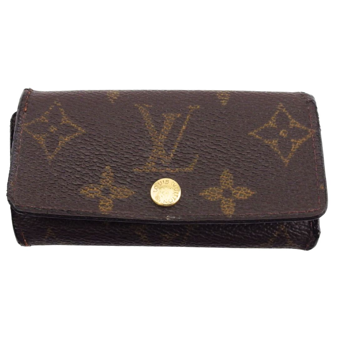 LOUIS VUITTON Key case Key holder M62631 Brown beige Multicles4