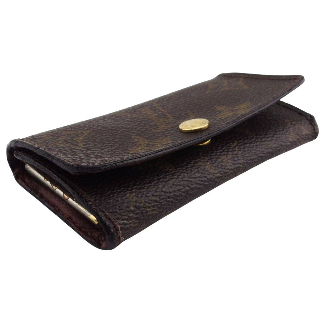 LOUIS VUITTON Key case Key holder M62631 Brown beige Multicles4