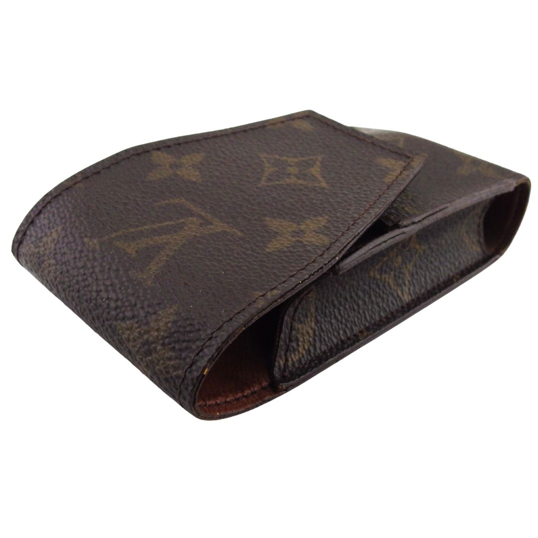 LOUIS VUITTON Cigarette case M63024 Brown beige Etui cigarette