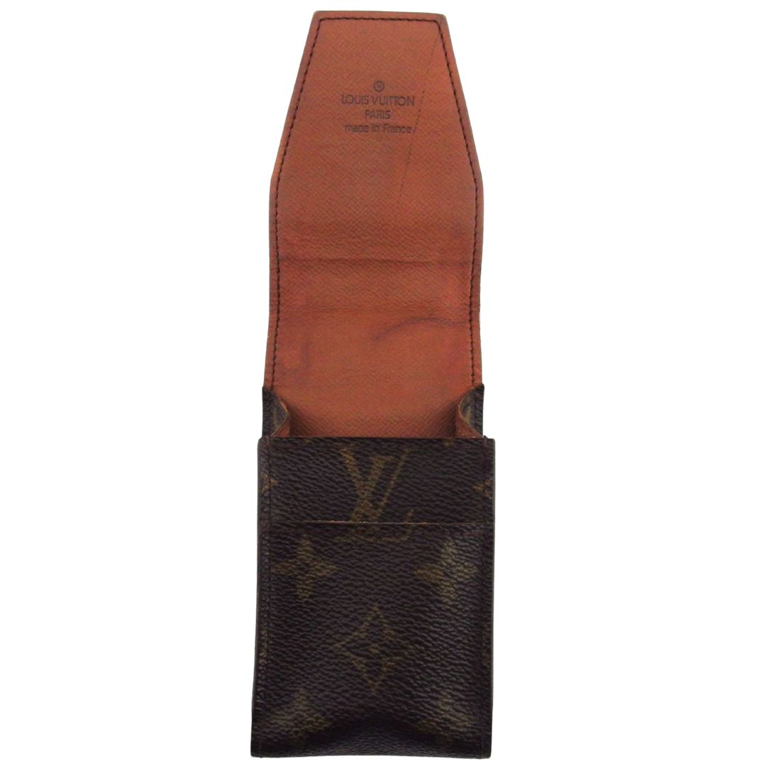 LOUIS VUITTON Cigarette case M63024 Brown beige Etui cigarette