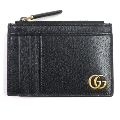 GUCCI Card Case 657589 leather black