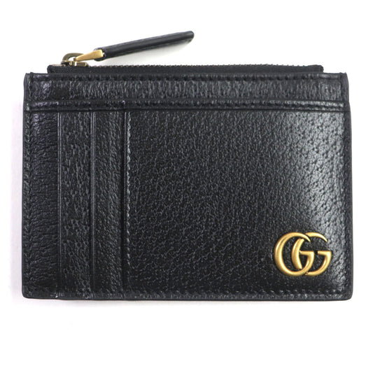 GUCCI Card Case 657589 leather black