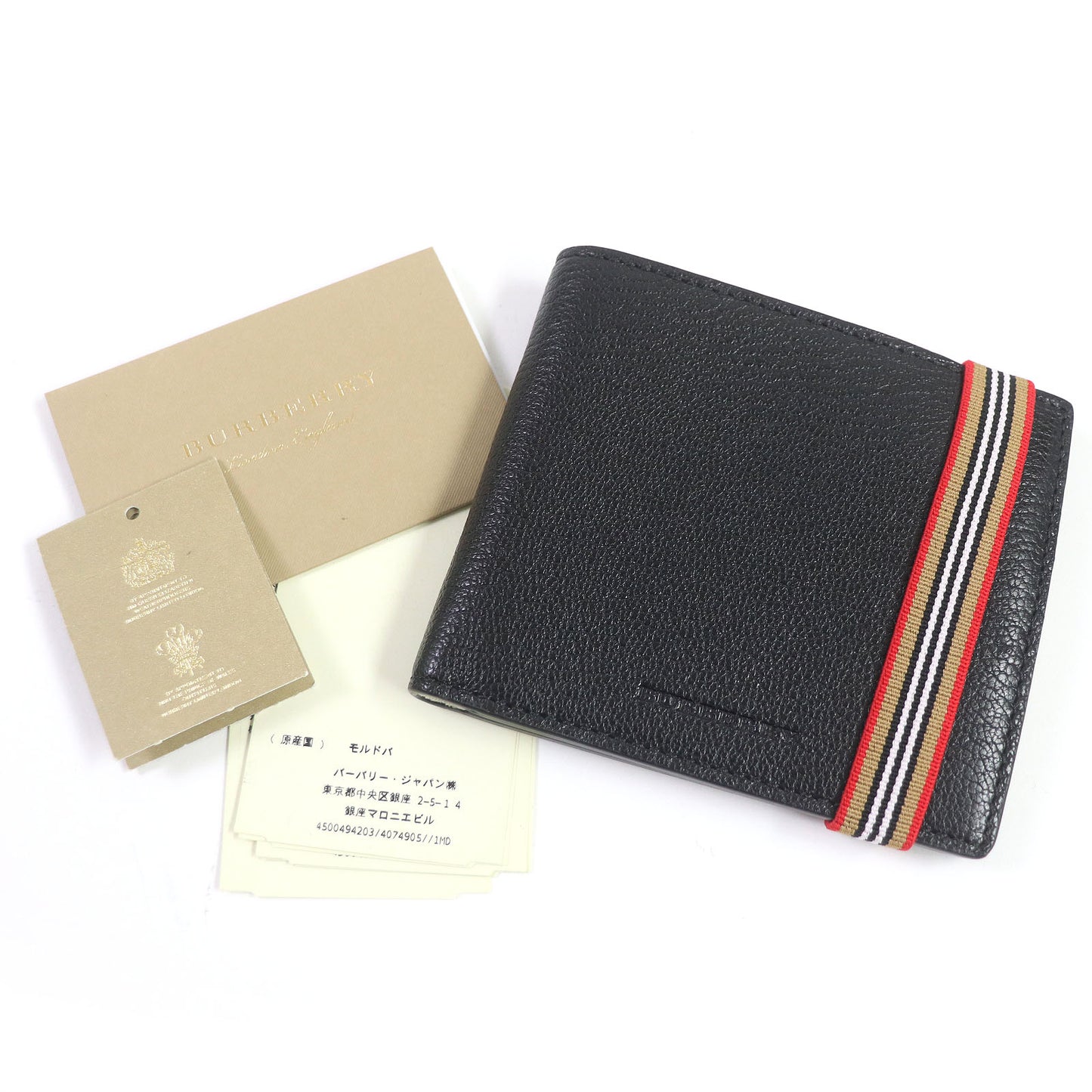 BURBERRY Bill Compartment 4074905 Goatskin black