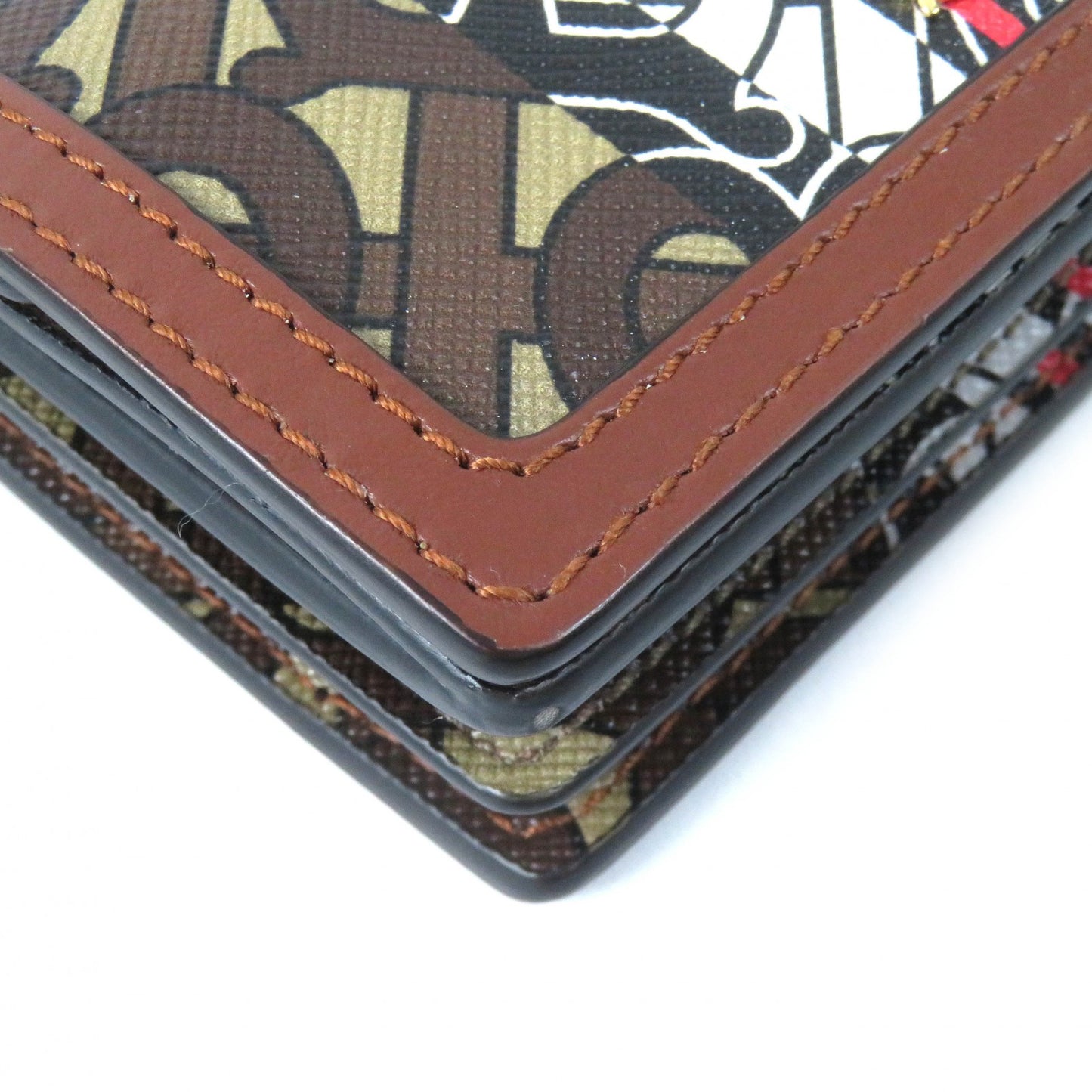 BURBERRY Bifold Wallet PVC Brown type