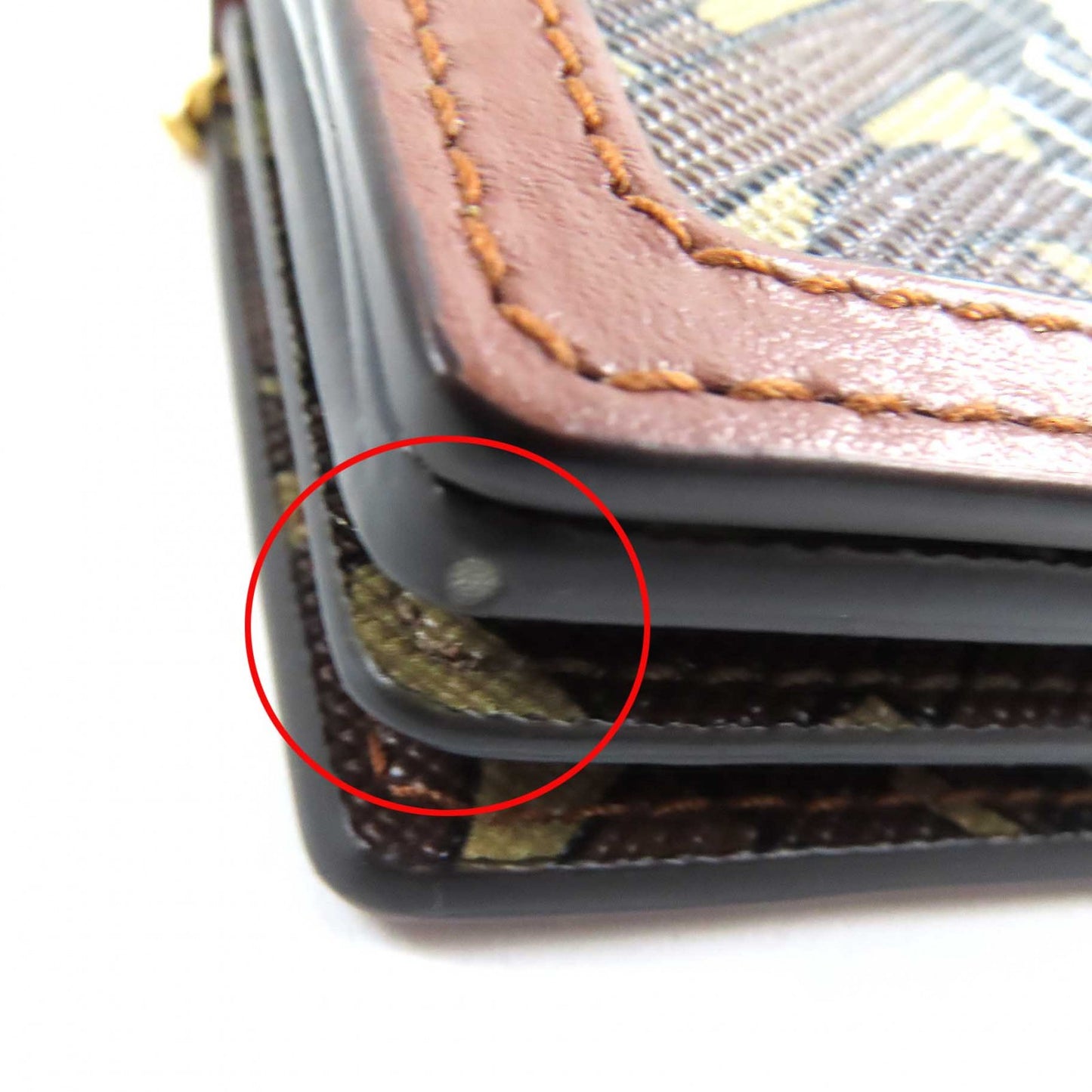 BURBERRY Bifold Wallet PVC Brown type